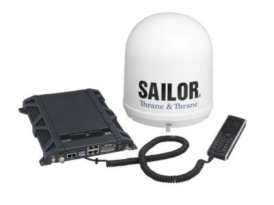 Спутниковый терминал системы Инмарсат Sailor FBB 500